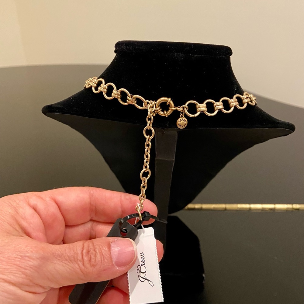 NWT preppy luxury J. Crew Vintage Inspired Crystal Statement Necklace - Picture 9 of 13